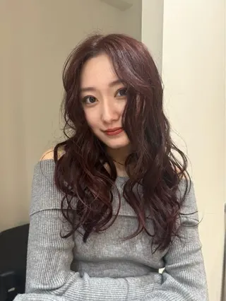 ロング カラー newi remi🖤のヘアスタイル