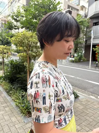 ショート NOUN所属・eri kinjoのヘアスタイル