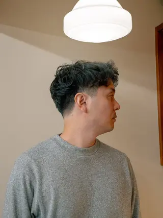 ショート カラー パーマ メンズ 🔗メンズサロン🔗 Kieのヘアスタイル