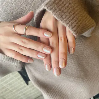 ネイル 𝕄𝕚𝕪𝕦🤍 自由が丘⌇パラジェルのネイルデザイン