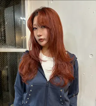 ロング カラー fifth 庄子愛彩のヘアスタイル