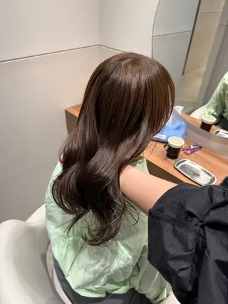 セミロング カラー オタク美容師💟 チバコナツのヘアスタイル