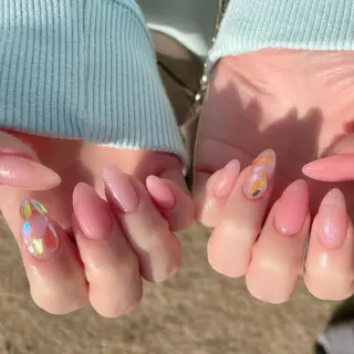 ミディアム ネイル 下妻市ﾈｲﾙｻﾛﾝ M_styleのネイルデザイン