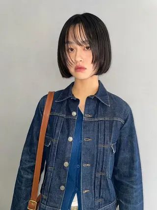 ショート パーマ カラー CEINE＋ officialのヘアスタイル