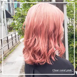 セミロング カラー ヘアアレンジ 💕ブリーチ/ヘアメ 🎀YUUKAのヘアスタイル