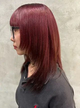 セミロング ロンドネートゥル所属・Londnaitre MAHOのヘアスタイル