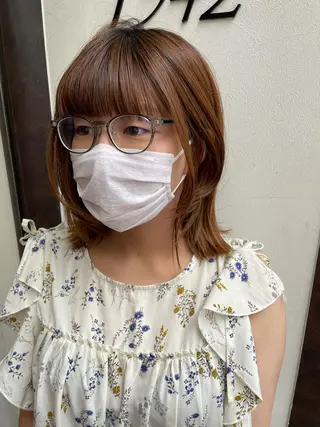 ミディアム モリオフロムロンドン池袋店所属・冨永 さやかのヘアスタイル