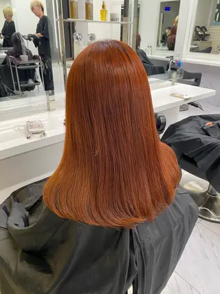 ミディアム カラー ヘアアレンジ キッズ TRUNAIL&EYE所属・TRU Shino🦋のマツエク・マツパデザイン