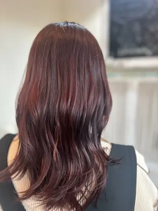 ミディアム カラー Lie-et.hair(リエットヘア)丁田店所属・原田 絵梨香のヘアスタイル