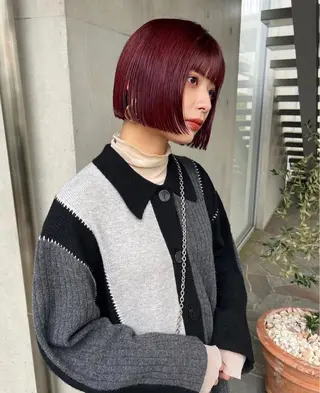 ミディアム 🪷艶髪カラー🪷 Louwe三軒茶屋のヘアスタイル