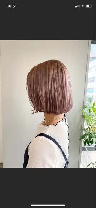 ショート カラー ヘアアレンジ ボブ /ニュアンス/ satomi🧸💖のヘアスタイル