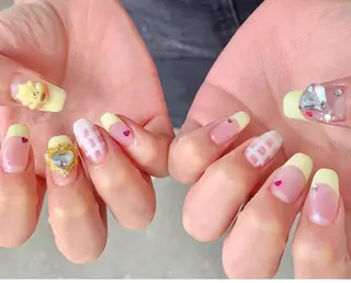 セミロング カラー パーマ ヘアアレンジ メンズ キッズ ネイル マツエク・マツパ アイブロウ Salon Kのネイルデザイン