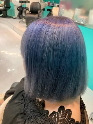 ミディアム カラー 🫧透明感✨ブリーチ 💫ダメージレス🫧のヘアスタイル