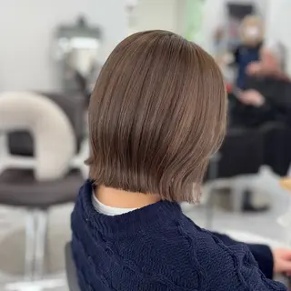 ショート MANA艶髪 暖色カラー/髪質改善のヘアスタイル