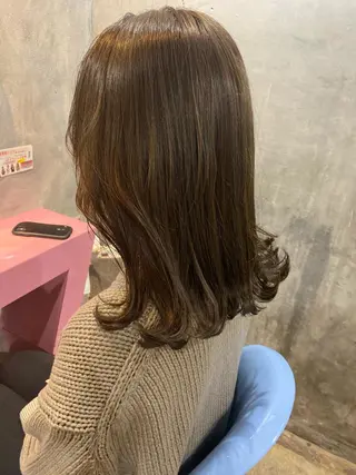 ミディアム カラー 半個室女性salon 🩰Natsumiのヘアスタイル