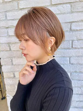 ショート 仙台Ｉ韓国レイヤー Ｉ髪質改善Ｉ伊藤拓海のヘアスタイル