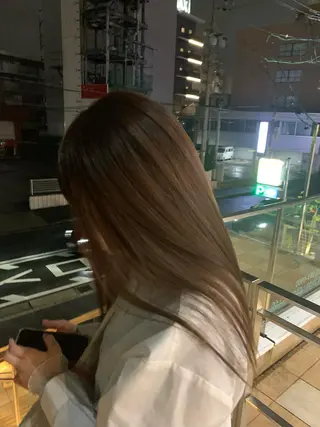 ロング 牧内 拓のヘアスタイル