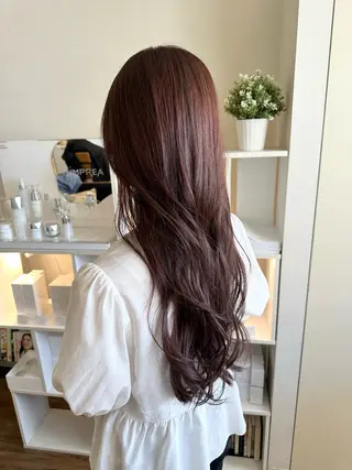 ロング カラー ヘアアレンジ ueki ayaneのヘアスタイル