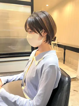 ショート COCO design所属・TR付きカット無料✨ ✨いのうえもなみのヘアスタイル