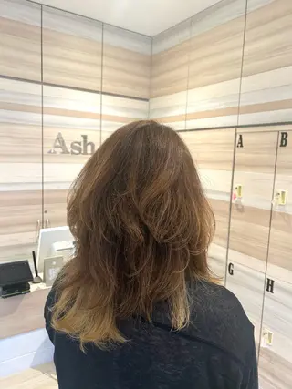 ロング カラー メンズカット募集🎀 陸 愛夏のヘアスタイル