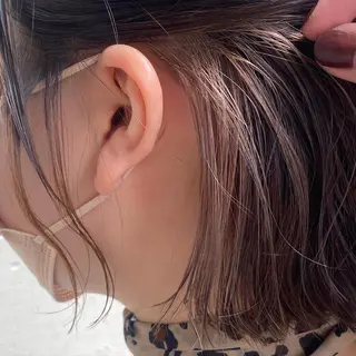 カラー F-card所属・shiga mariaのヘアスタイル