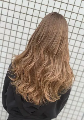 セミロング カラー salowin梅田茶屋町suite所属・ハイトーンヘア/ 島崎　タクミのヘアスタイル