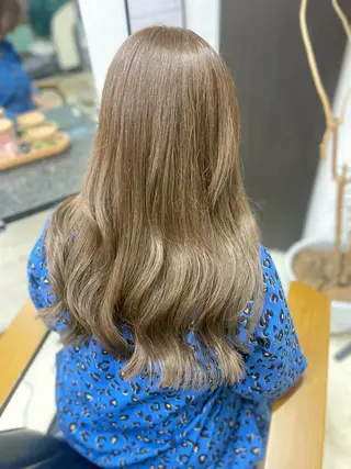 ロング カラー 【ヌーベルバレ】 ゆきみのヘアスタイル