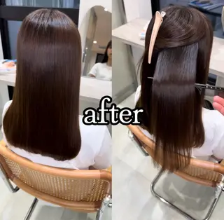 ロング amber池袋所属・美髪矯正・ブリーチ 矯正🫧秋元ゆたかのヘアスタイル