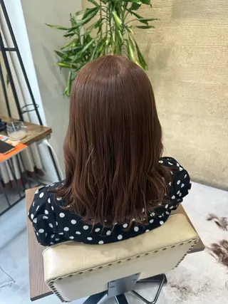 ミディアム カラー 髪質改善AUSTIN登戸所属・ICHIKA/暖色 カラー / Wカラーのヘアスタイル