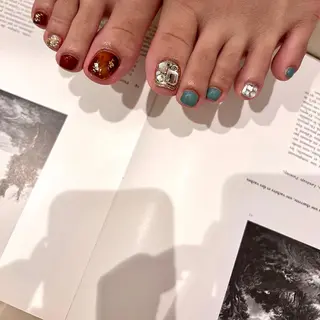 ネイル 黒葛原 めぐみのネイルデザイン