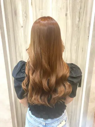 ロング カラー 🎀暖色/ ピンク🎀seinaのヘアスタイル