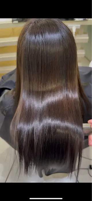 セミロング 髪質改善/縮毛矯正/ 酸性ストレート/まやのヘアスタイル