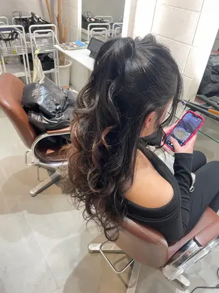 ヘアアレンジ 🖤ROSEL／ KUREA🖤のヘアスタイル