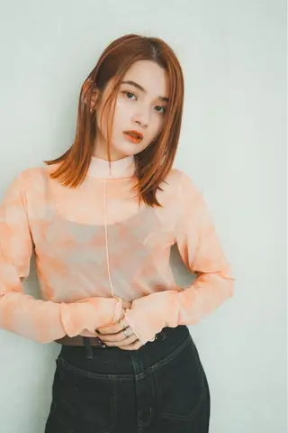 セミロング パーマ opus 店長大和 レイヤー/赤み消しのヘアスタイル