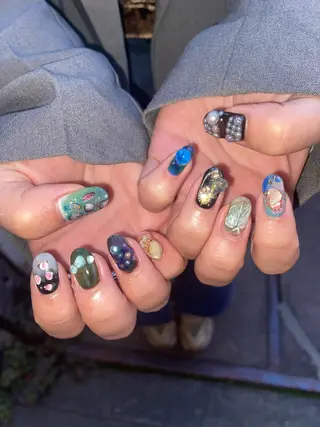 ネイル .unff所属・hana (..)個 性派/メンズネイル◎のネイルデザイン