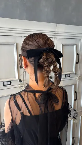 ミディアム 長瀬 友唯のヘアスタイル