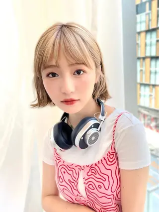 ショート カラー パーマ ヘアアレンジ レイヤーカット/ボブ /縮毛矯正✨大輝のヘアスタイル