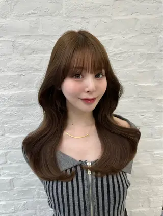 セミロング 映える顔まわり/前髪 特化 💗 ユキマのヘアスタイル