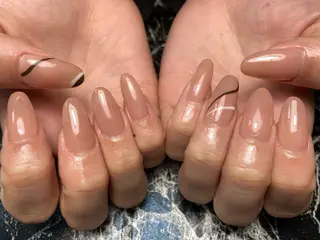 ミディアム ネイル ✴︎ Delightのネイルデザイン