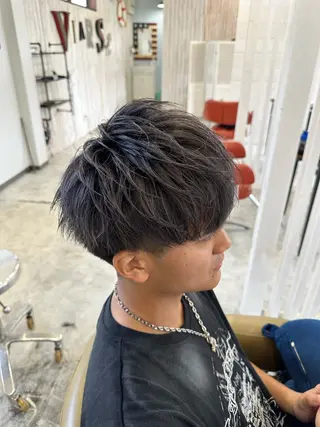 カラー メンズ 椎木 琉聖のヘアスタイル
