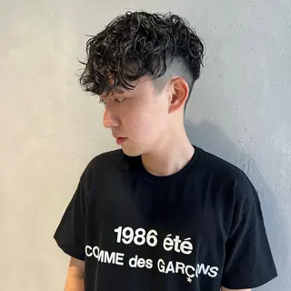 メンズ 銀座/メンズ特化/ ハイトーン/KANのヘアスタイル