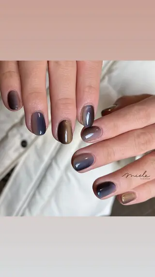 ネイル miele【ミエレ】 シンプル一癖のネイルデザイン