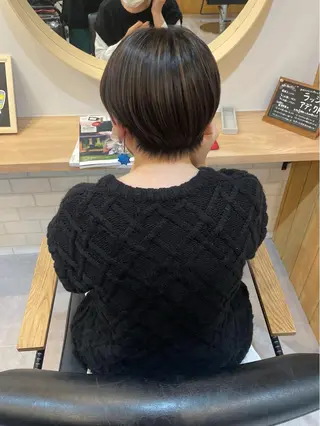 ショート カラー yohaku所属・yohaku misakiのヘアスタイル