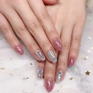 カラー ネイル Q Free nailsのネイルデザイン
