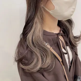 ミディアム カラー 🥞ベージュ系カラー 【すずきりほ】🥞のヘアスタイル