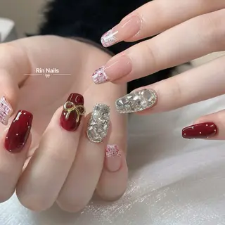 ショート RIN NAILS ᥫ᭡Migusaのネイルデザイン