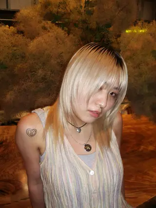 ミディアム カラー ヘアアレンジ marino マリノのヘアスタイル