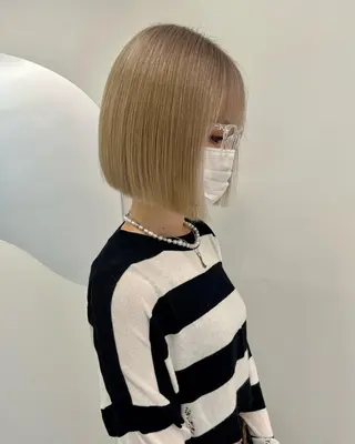 ショート masa/ボブ特化/ ぷつっとボブのヘアスタイル