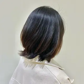 ミディアム 山崎 航のヘアスタイル