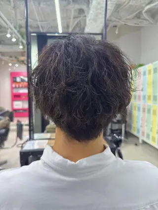 ショート パーマ メンズ スタイリスト兼 アイリストyuikaのマツエク・マツパデザイン